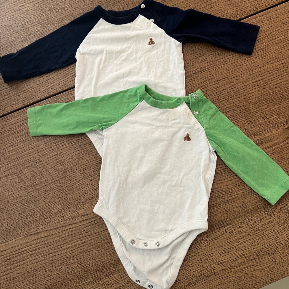 Baseball onesies 3month